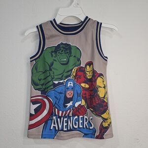 Marvel Avengers Little Boys Tank Top